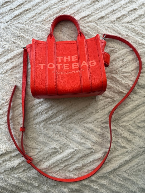 Marc Jacobs Handbags - Marc Jacobs Red Mini Tote Crossbody